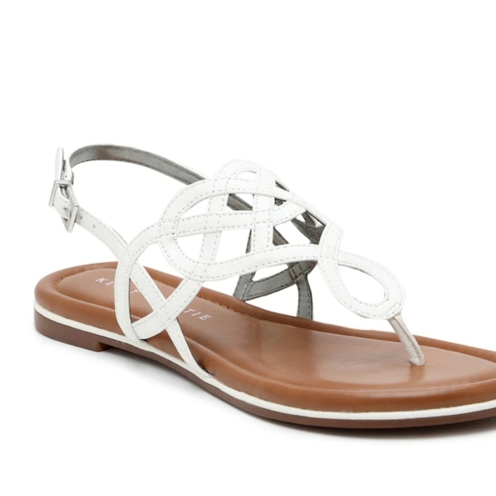 Kelly & Katie White Payden Sandal 9.5